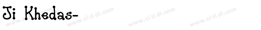 Ji Khedas字体转换